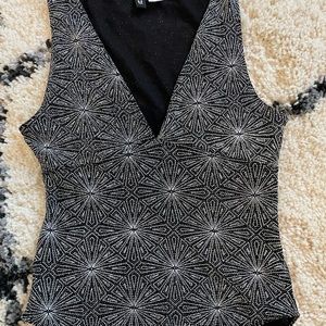 Sparkly black bodysuit from H&M.